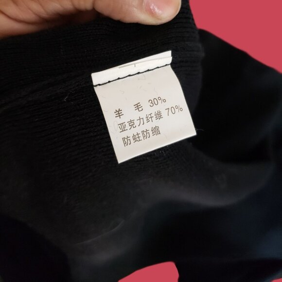 Jindini Collection Cardigan With Red Embroidered Floral Design Large - Picture 4 of 11